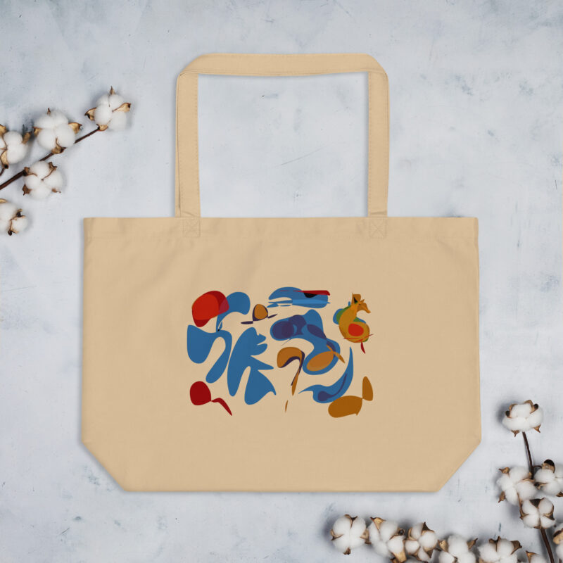 WHIMSY - Large Organic Tote Bag - Image 6