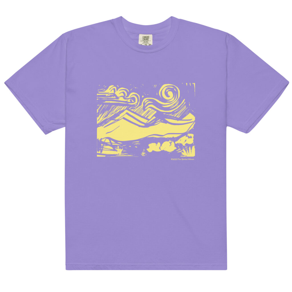 SUNNY MOUNTAINS - Unisex Soft Heavyweight Tee - Image 12