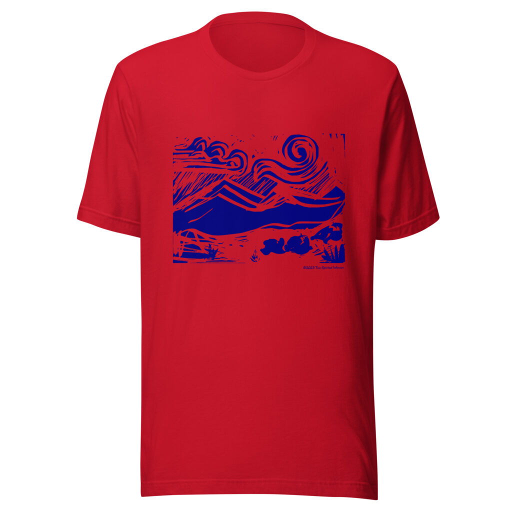 BLUE MOUNTAINS - Unisex Staple T-Shirt - Image 2