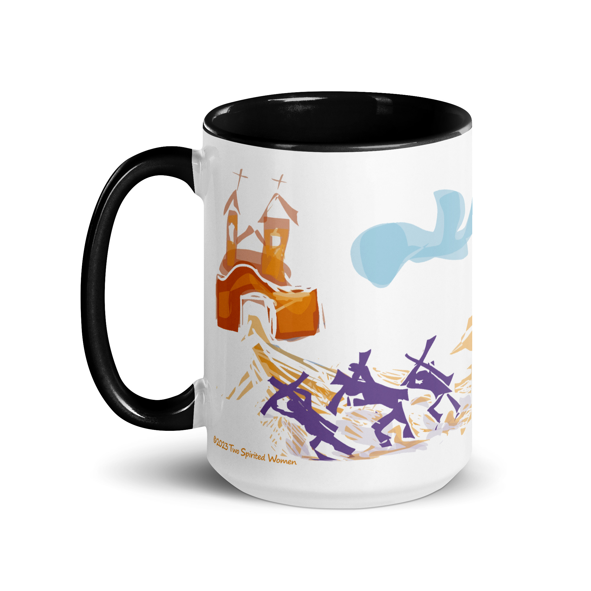 CHIMAYO PILGRIMAGE - Colorful Mug, 11 & 15 oz - Image 32