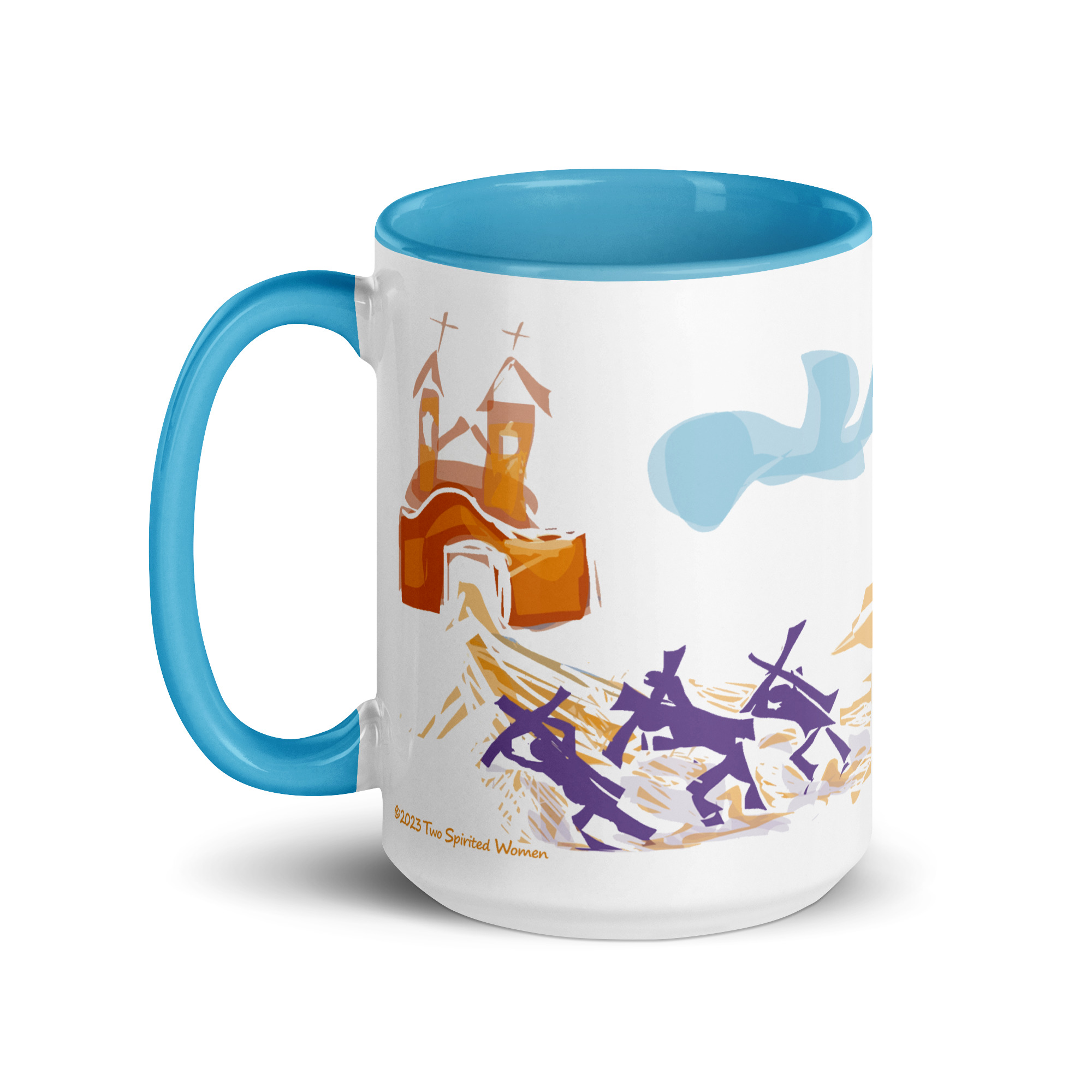 CHIMAYO PILGRIMAGE - Colorful Mug, 11 & 15 oz - Image 36