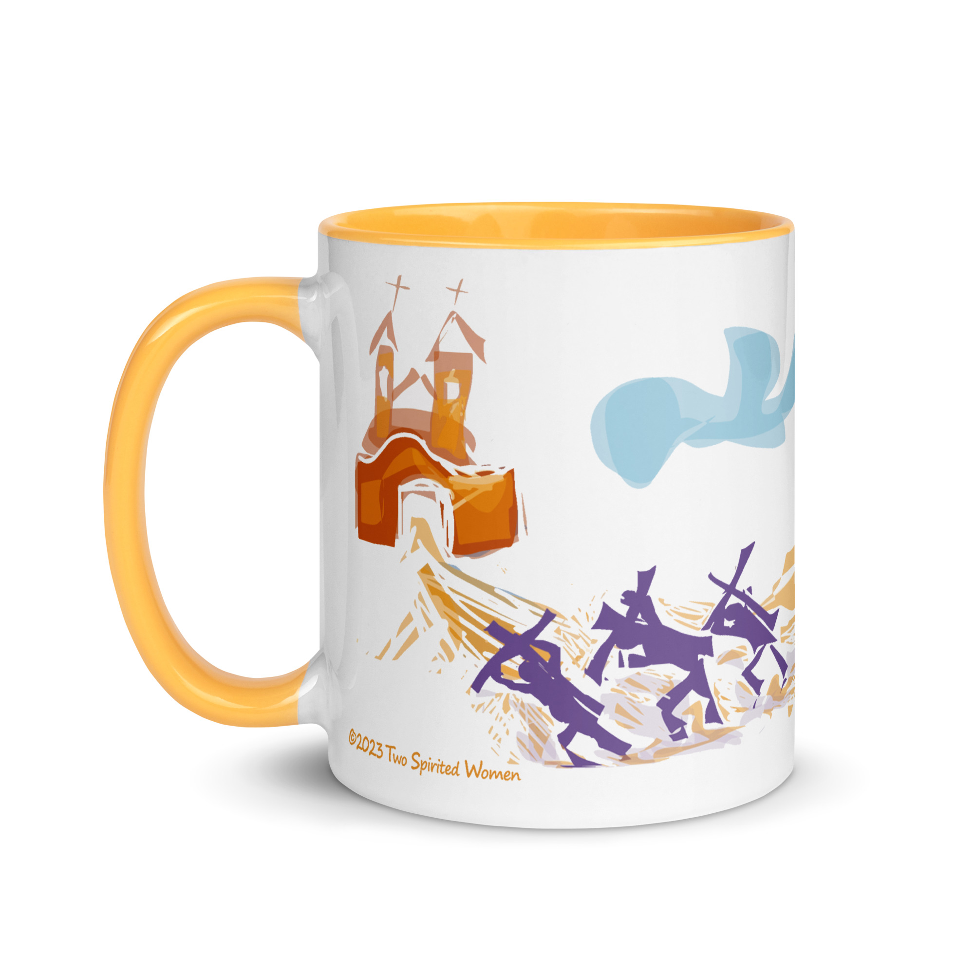 CHIMAYO PILGRIMAGE - Colorful Mug, 11 & 15 oz - Image 30