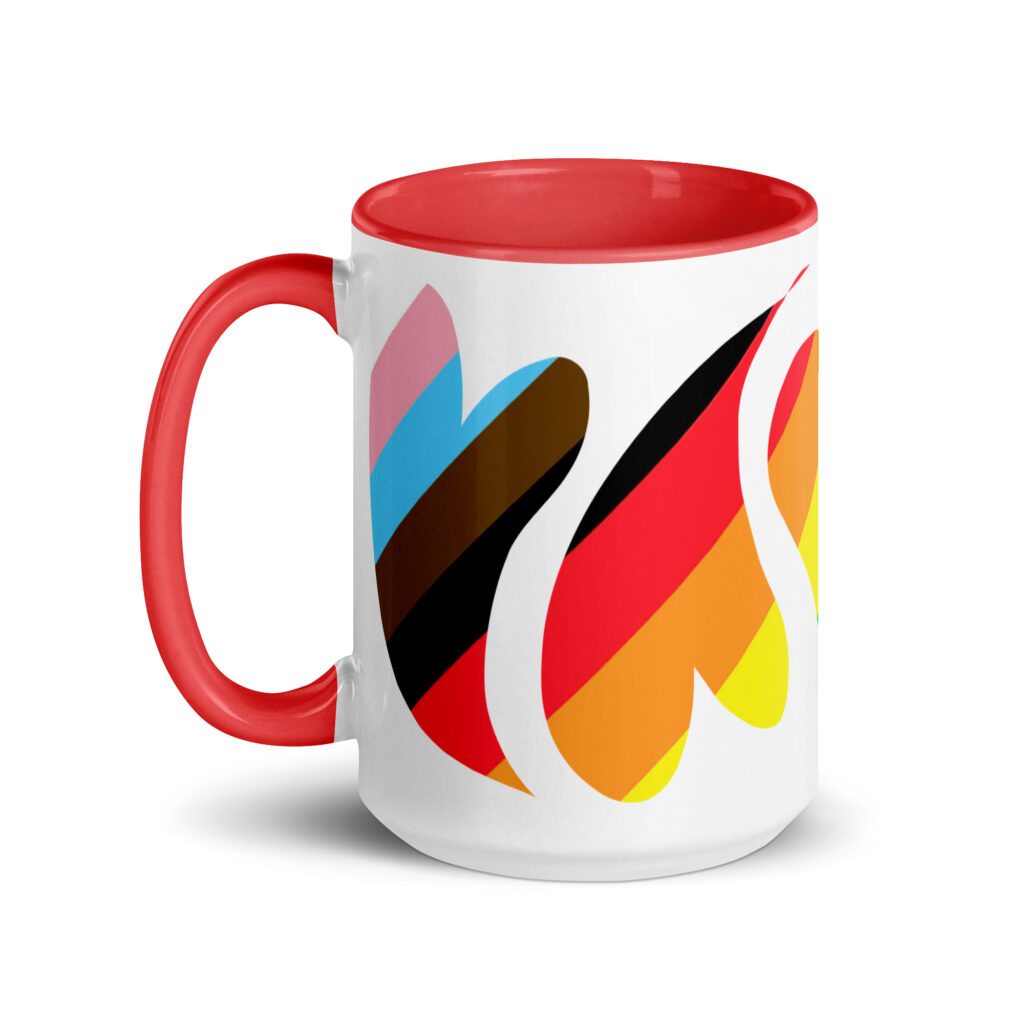HEARTS OF PRIDE - Colorful Mug, 11 & 15 oz - Image 15