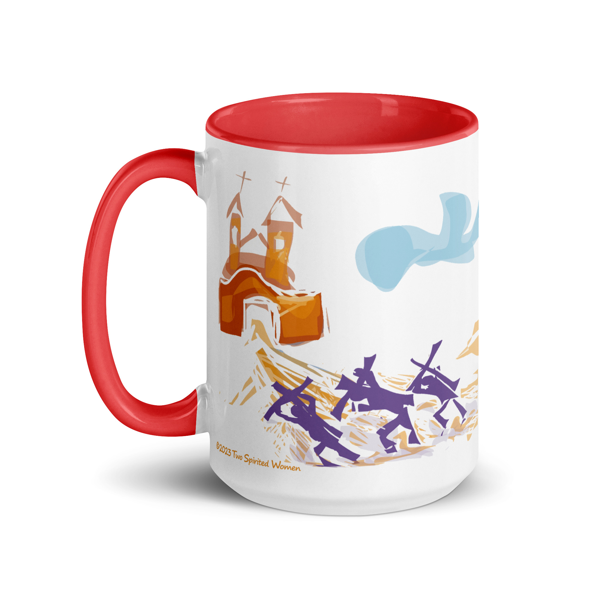 CHIMAYO PILGRIMAGE - Colorful Mug, 11 & 15 oz - Image 34