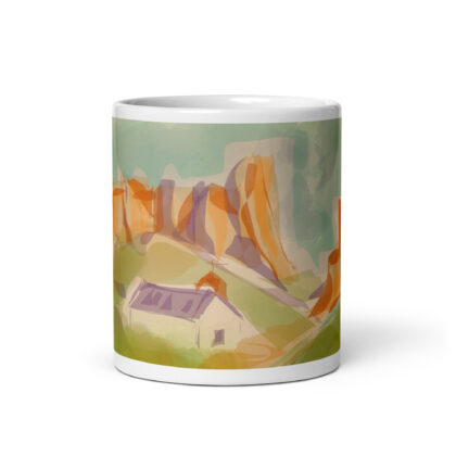 CHIMAYO HILLS - White Mug, 11, 15 & 20 oz