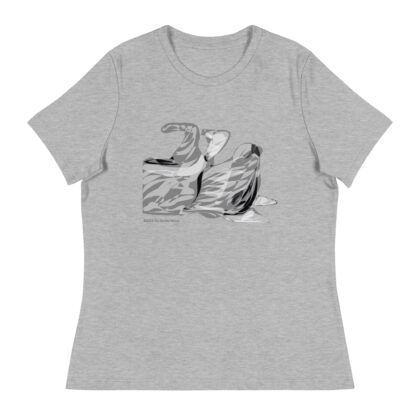 DOG DOZIN' I (white) - Women's Relaxed T-Shirt