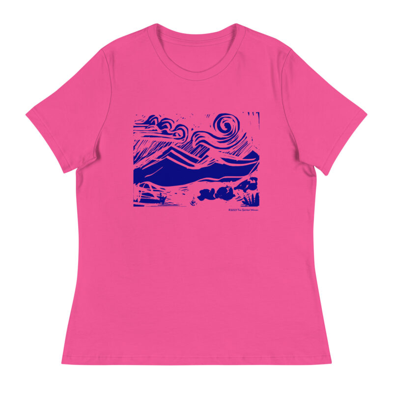 BLUE MOUNTAINS - Women's Relaxed T-Shirt