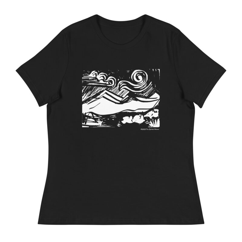 BLACK MOUNTAINS - Women's Relaxed T-Shirt - Image 2