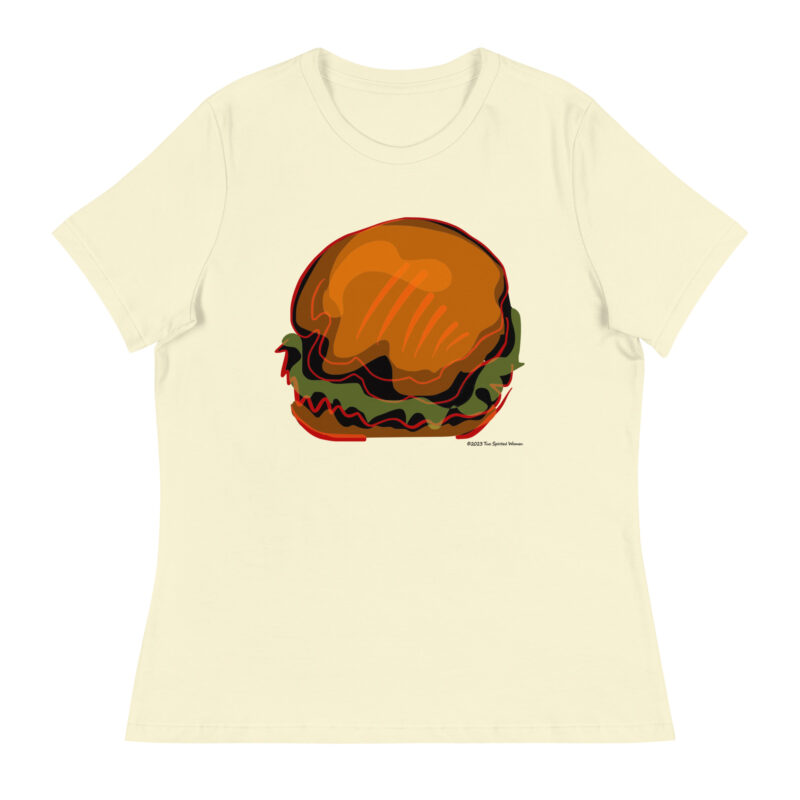 BURGER - Women's Relaxed T-Shirt - Image 14