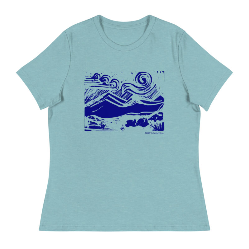 BLUE MOUNTAINS - Women's Relaxed T-Shirt - Image 7