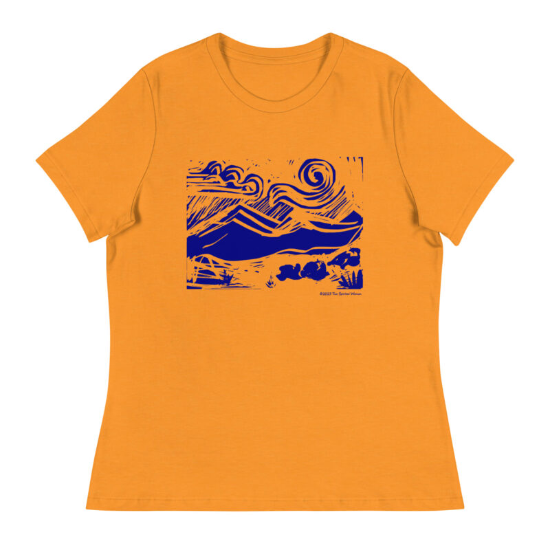 BLUE MOUNTAINS - Women's Relaxed T-Shirt - Image 6