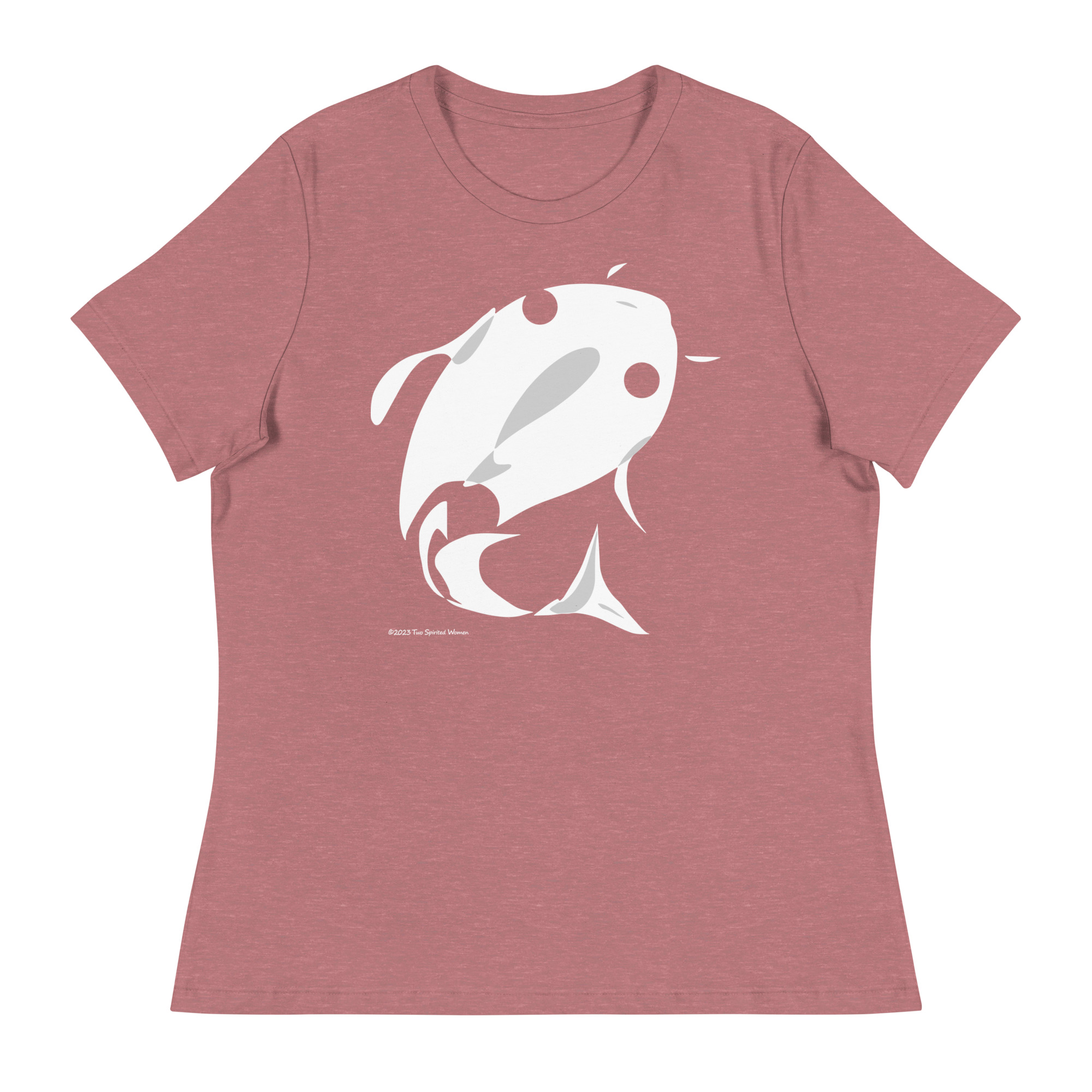 RED FISH, WHITE FISH - Women's Relaxed T-Shirt - Image 7