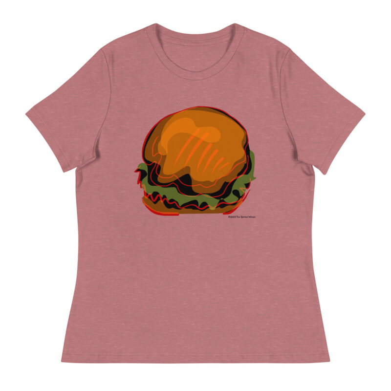 BURGER - Women's Relaxed T-Shirt - Image 8