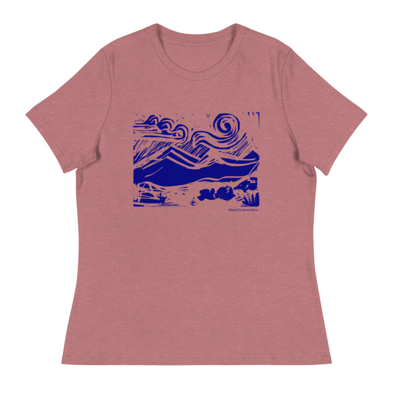 BLUE MOUNTAINS - Women's Relaxed T-Shirt - Image 4