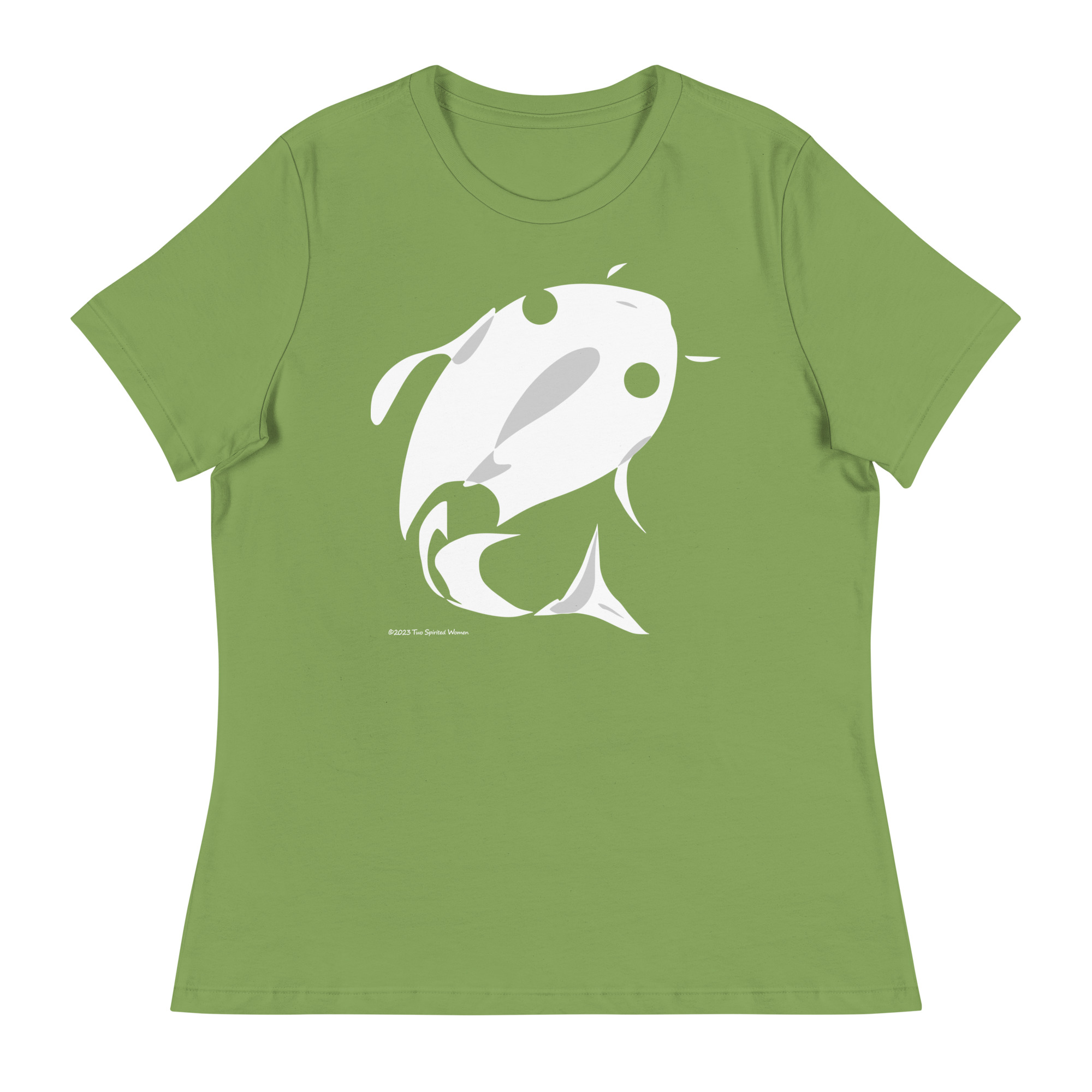 RED FISH, WHITE FISH - Women's Relaxed T-Shirt - Image 4