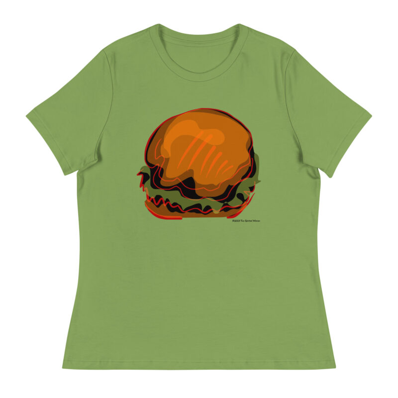 BURGER - Women's Relaxed T-Shirt