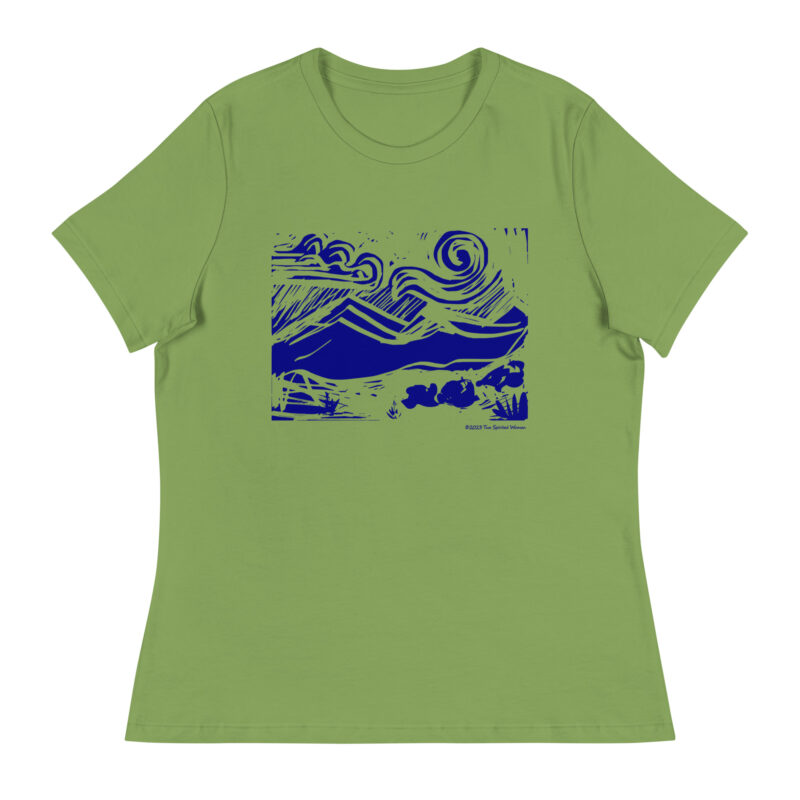 BLUE MOUNTAINS - Women's Relaxed T-Shirt - Image 5