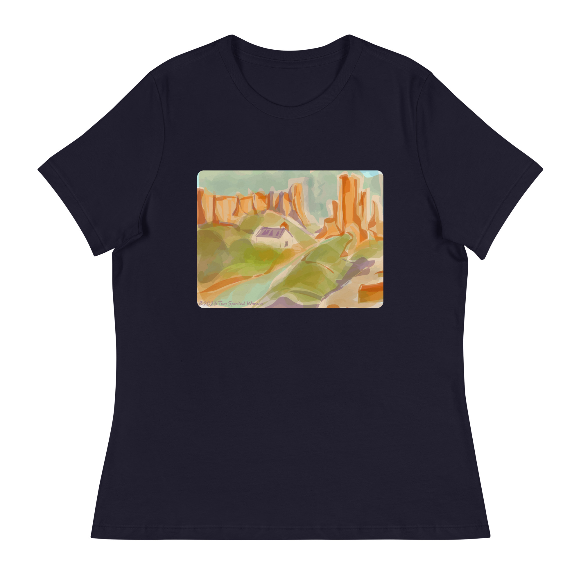 CHIMAYO HILLS - Women's Relaxed T-Shirt