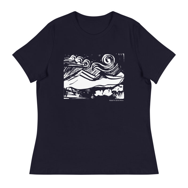 BLACK MOUNTAINS - Women's Relaxed T-Shirt - Image 3