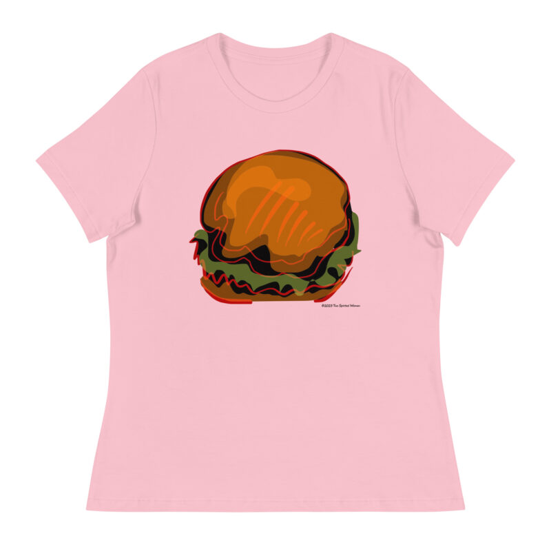 BURGER - Women's Relaxed T-Shirt - Image 12