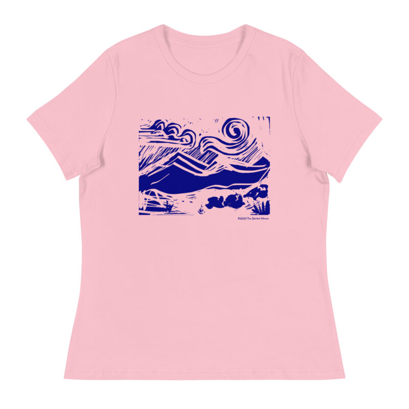 BLUE MOUNTAINS - Women's Relaxed T-Shirt - Image 9
