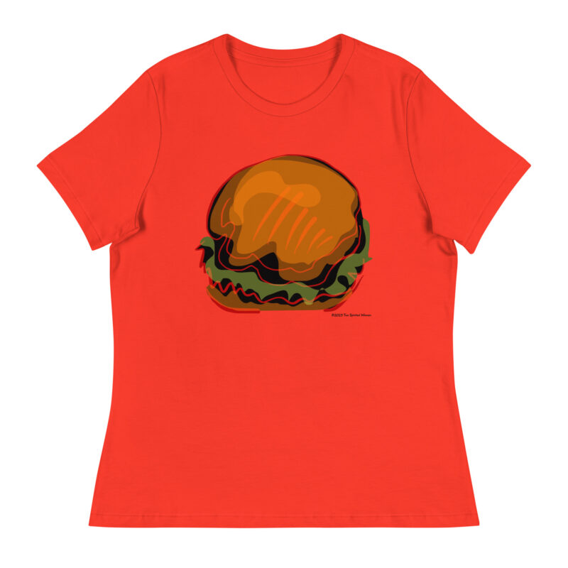 BURGER - Women's Relaxed T-Shirt - Image 5