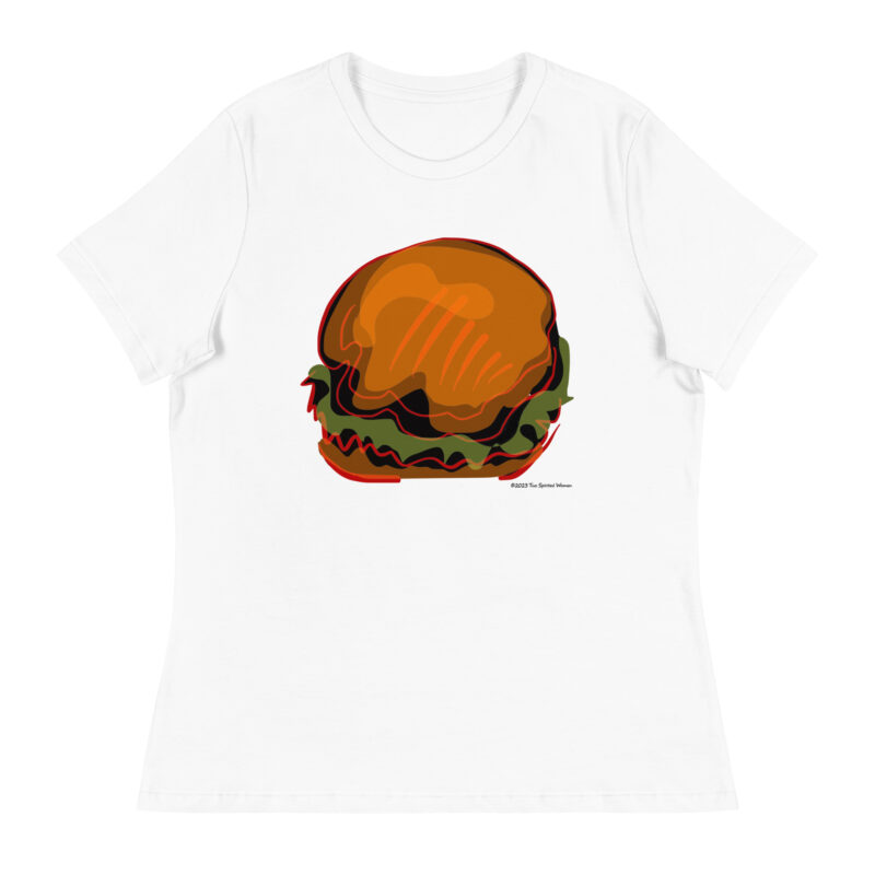BURGER - Women's Relaxed T-Shirt - Image 15