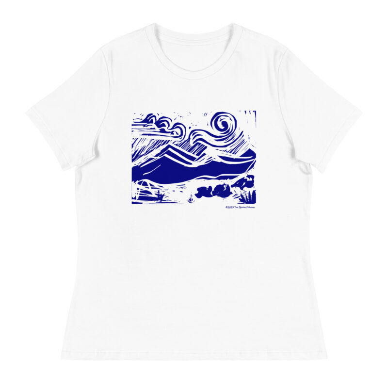 BLUE MOUNTAINS - Women's Relaxed T-Shirt - Image 10