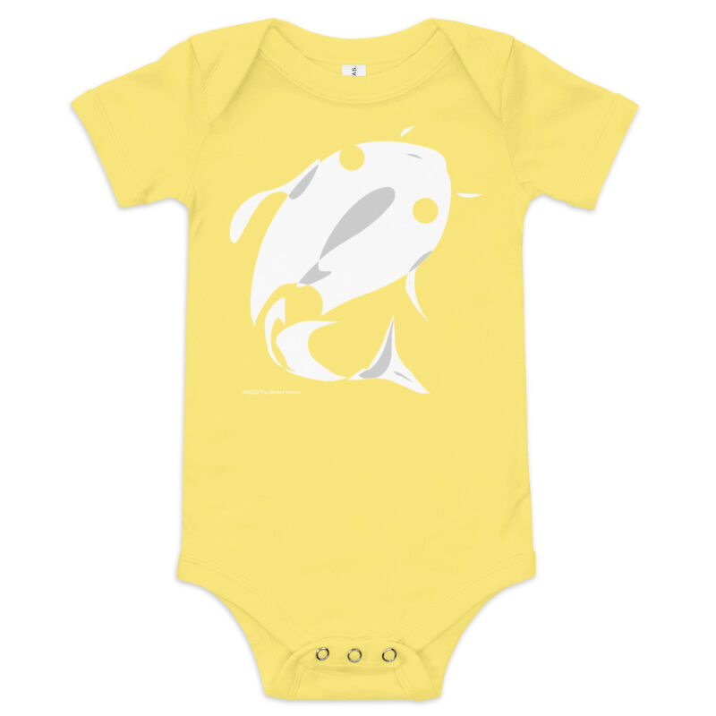 FISH I (red, white) - Baby Onesie - Image 6