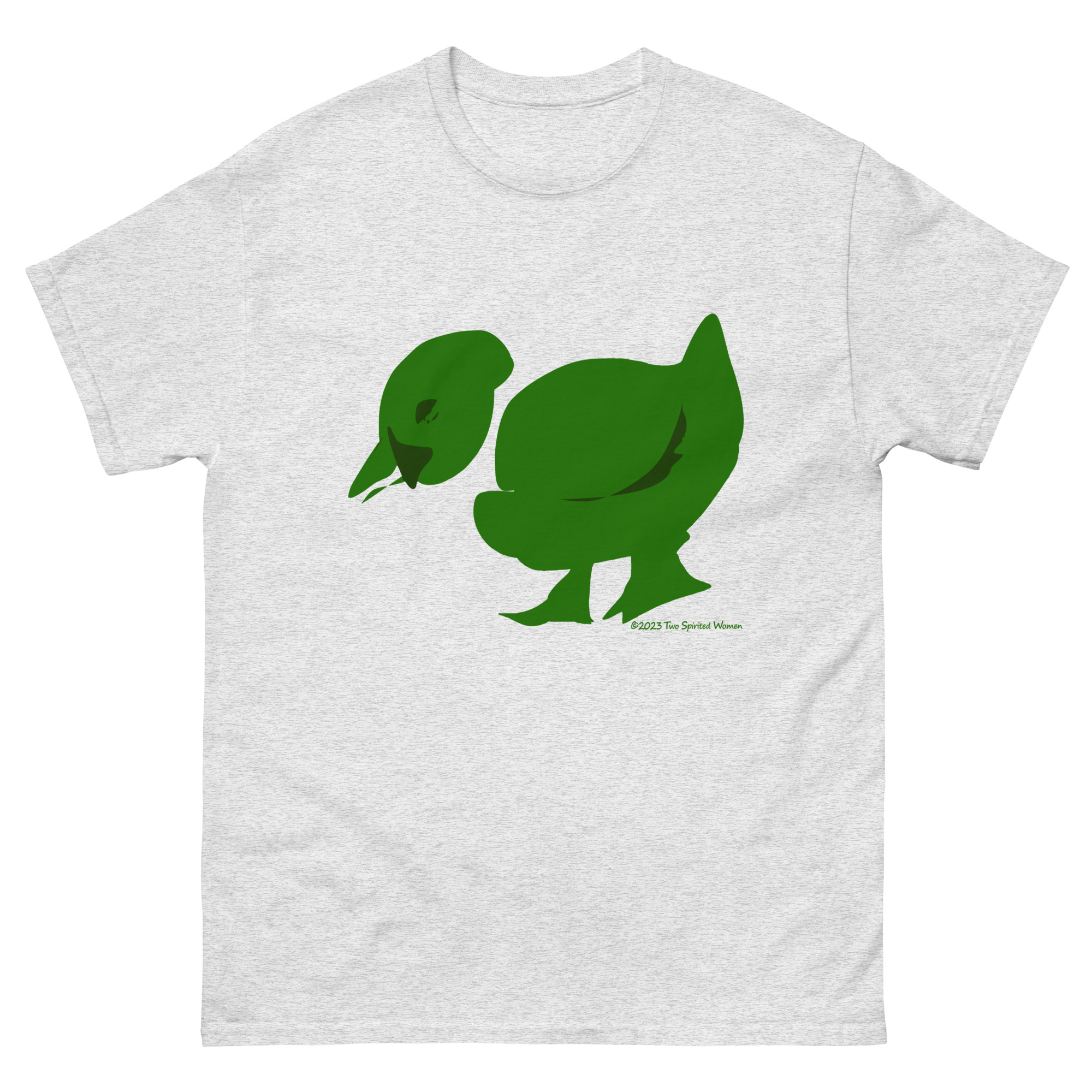 GREEN/WHITE DUCK - Men's Classic T-Shirt - Image 14