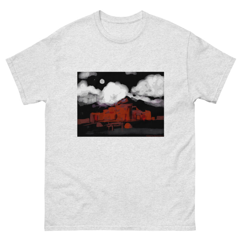 TAOS PUEBLO NIGHT - Men's Classic T-Shirt - Image 15