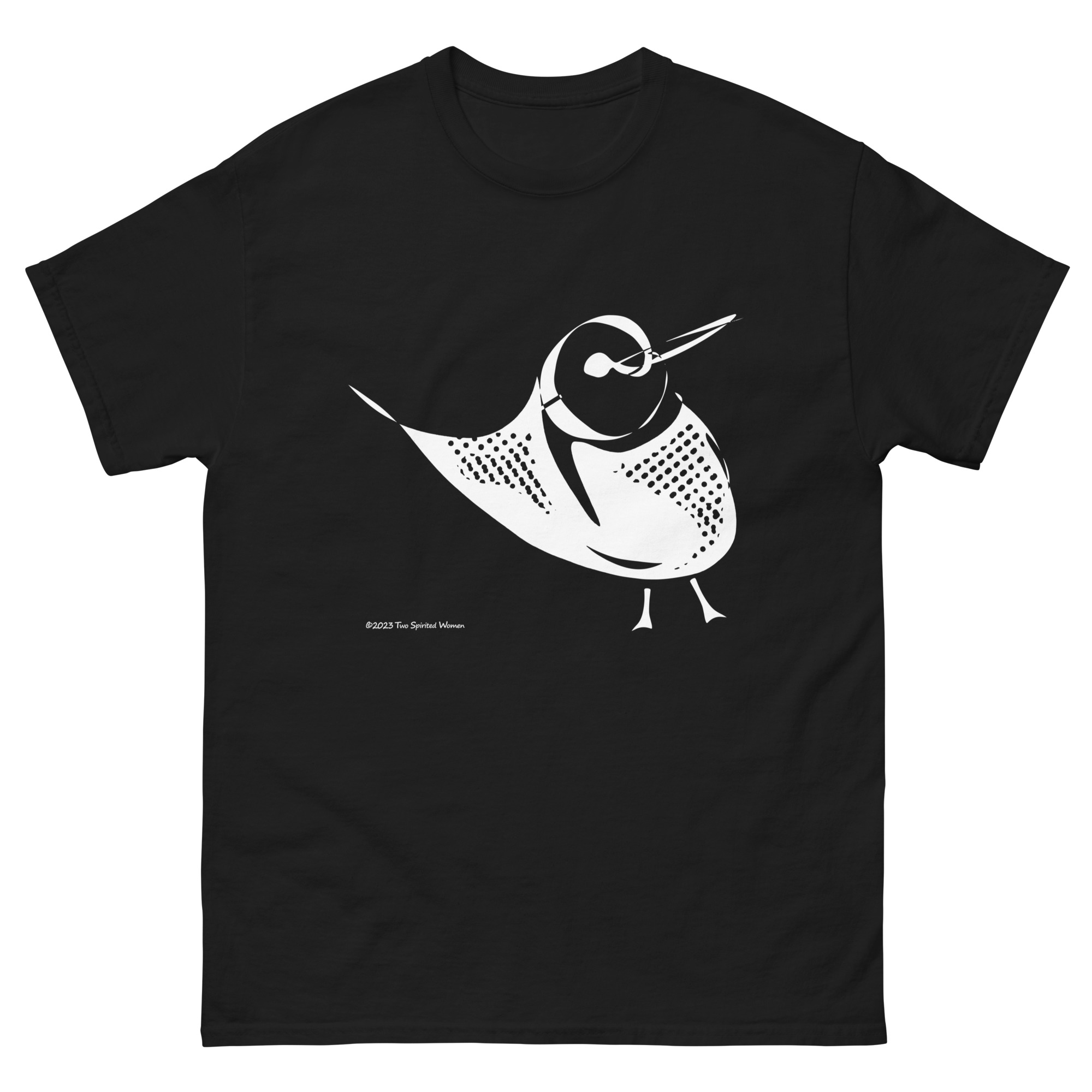 PERKY BIRD (white) - Men's Classic T-Shirt - Image 3