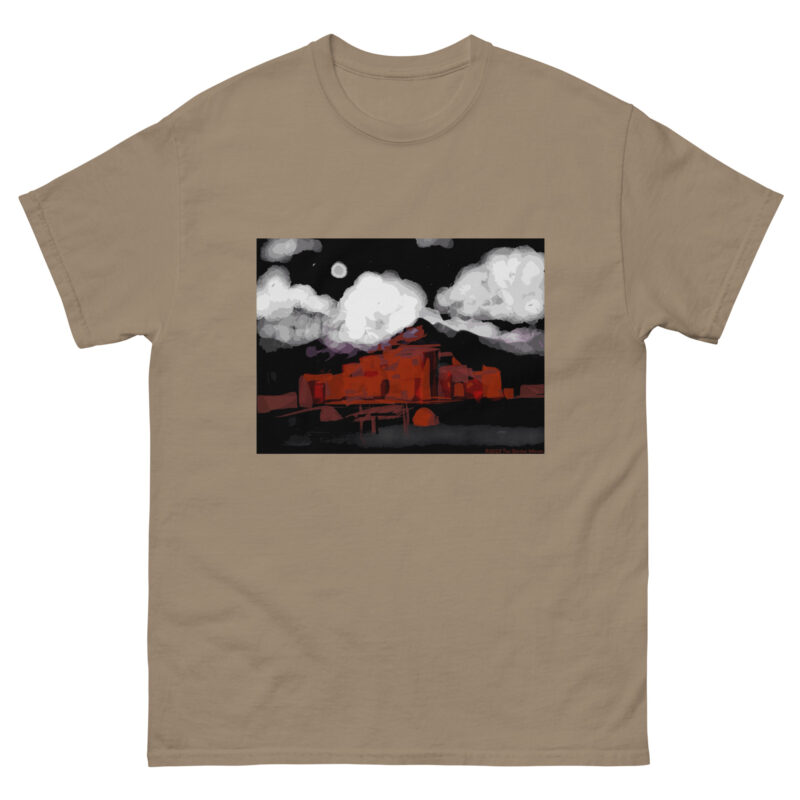 TAOS PUEBLO NIGHT - Men's Classic T-Shirt - Image 11