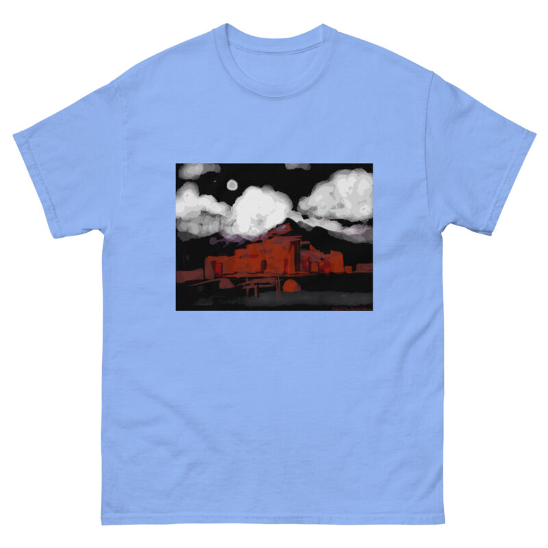 TAOS PUEBLO NIGHT - Men's Classic T-Shirt - Image 12