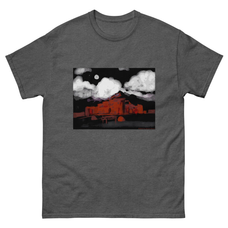 TAOS PUEBLO NIGHT - Men's Classic T-Shirt - Image 8