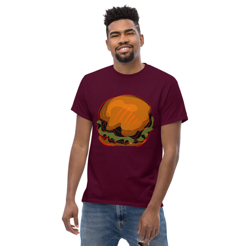 BURGER (darker tees) - Men's Classic Tee - Image 16