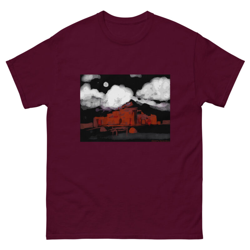 TAOS PUEBLO NIGHT - Men's Classic T-Shirt - Image 4