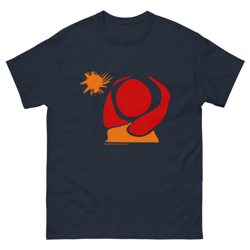 BIG SUN I (red) - Men's Classic T-Shirt - Image 4