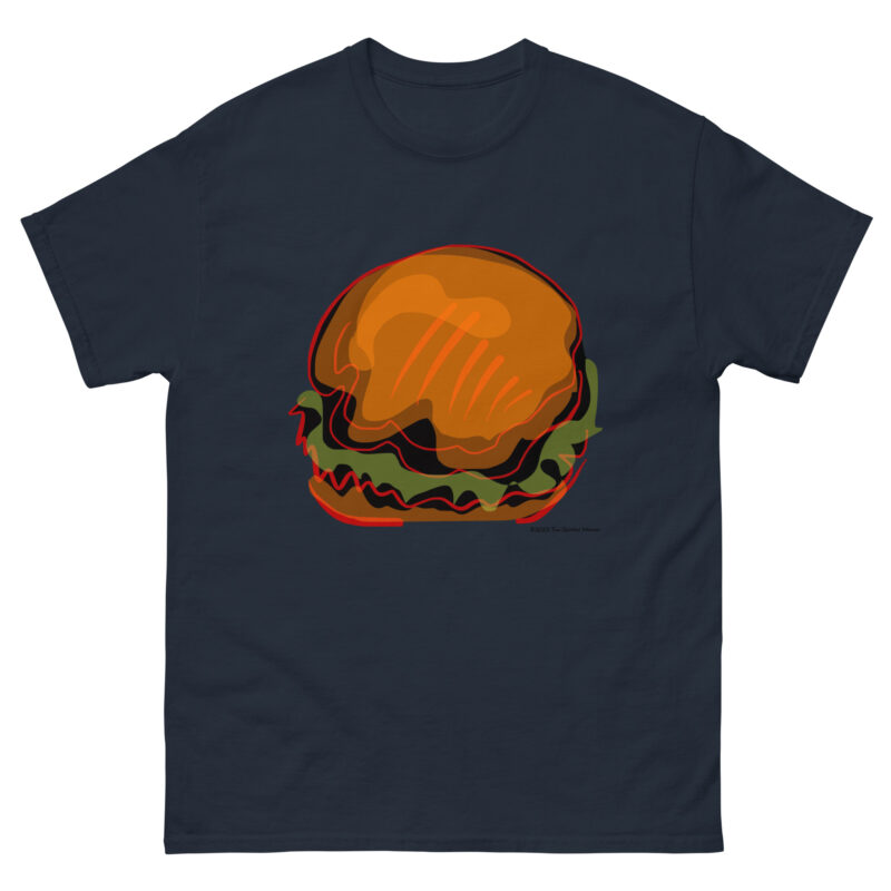 BURGER (darker tees) - Men's Classic Tee - Image 4