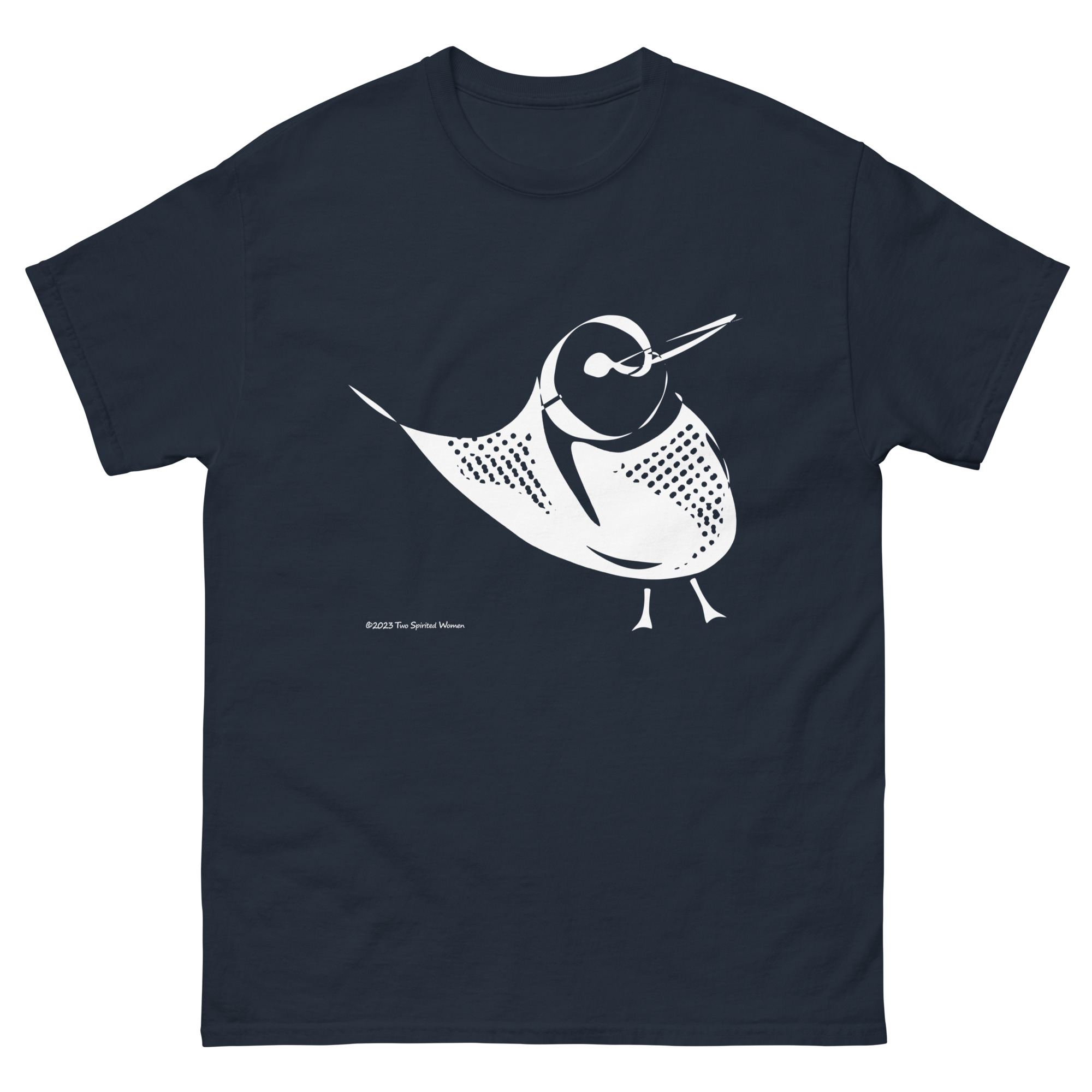 PERKY BIRD (white) - Men's Classic T-Shirt - Image 4