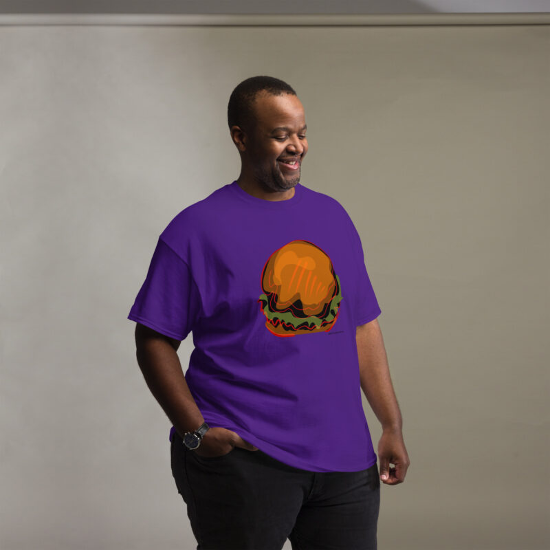 BURGER (darker tees) - Men's Classic Tee - Image 15