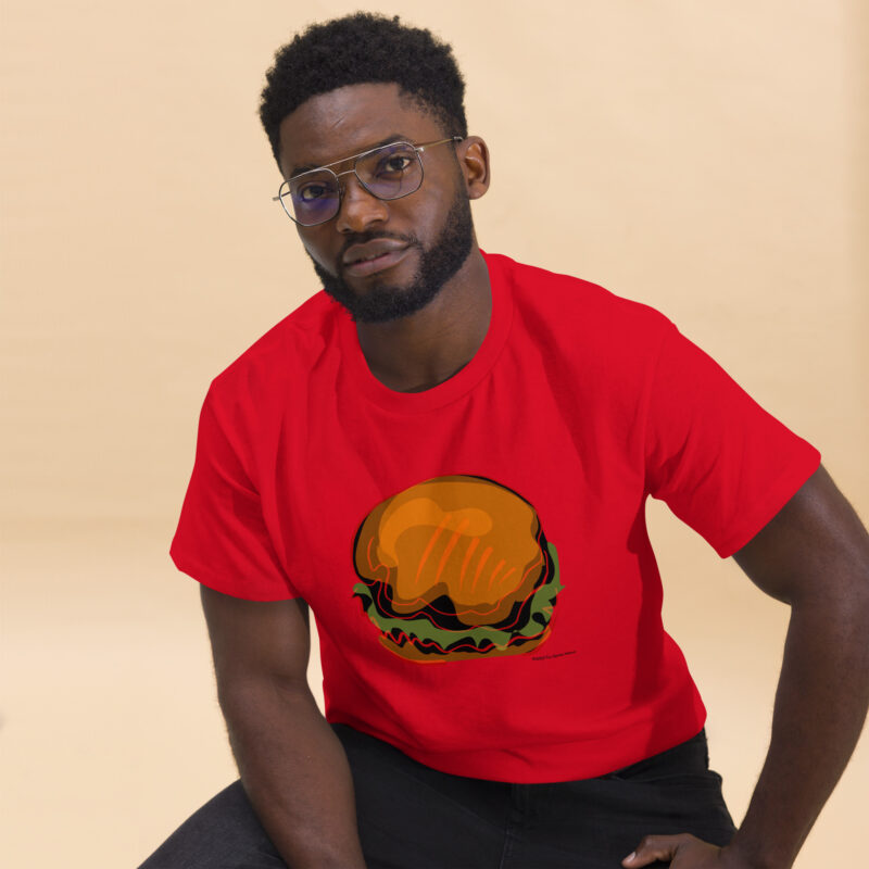 BURGER (darker tees) - Men's Classic Tee - Image 17
