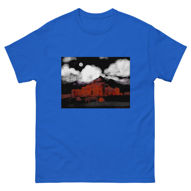 TAOS PUEBLO NIGHT - Men's Classic T-Shirt - Image 7