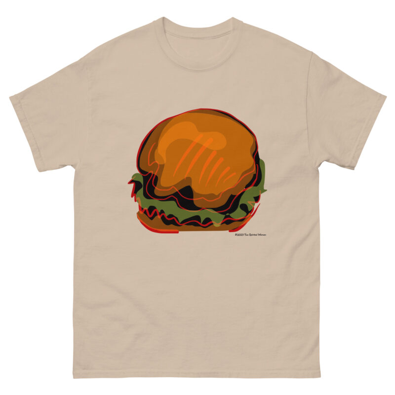 BURGER (lighter tees) - Men's Classic T-Shirt - Image 5