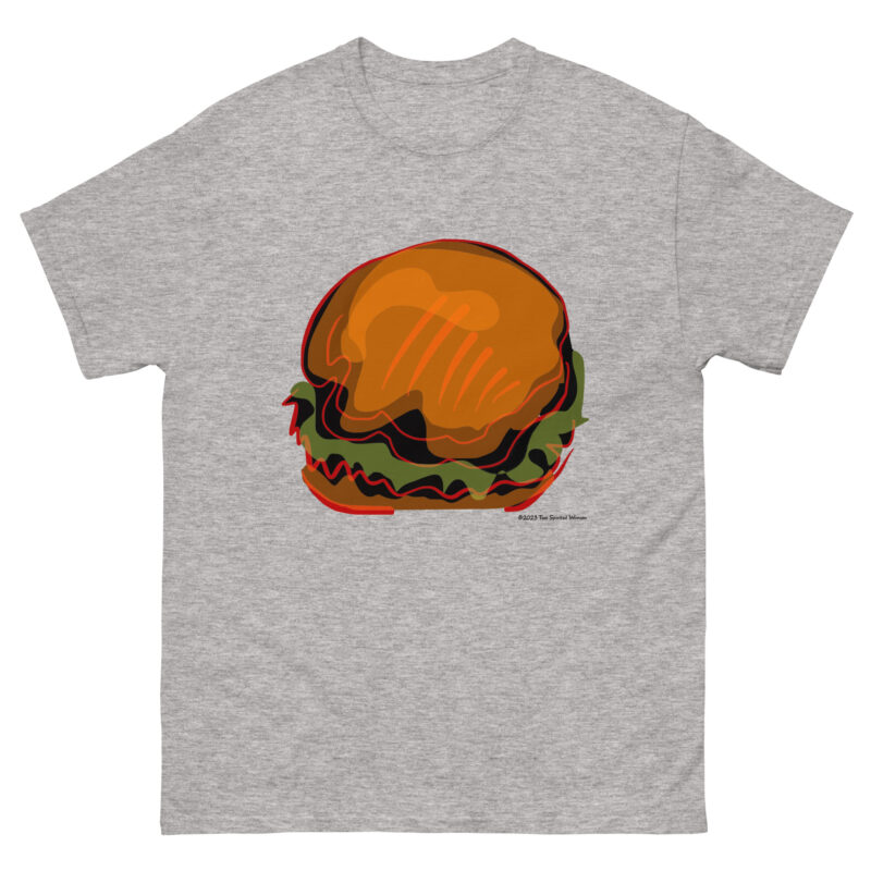 BURGER (lighter tees) - Men's Classic T-Shirt - Image 4