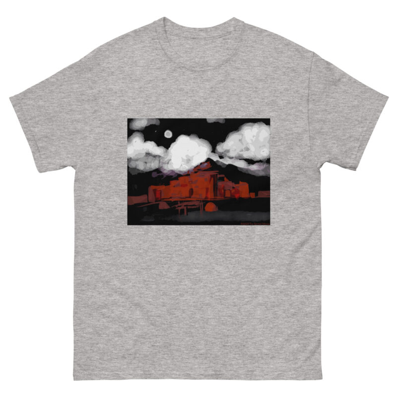 TAOS PUEBLO NIGHT - Men's Classic T-Shirt - Image 13