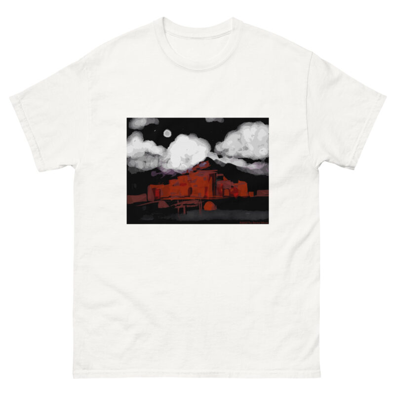 TAOS PUEBLO NIGHT - Men's Classic T-Shirt - Image 16