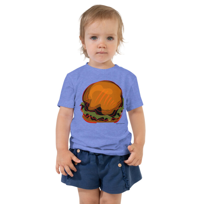 BURGER - Toddler Tee - Image 3