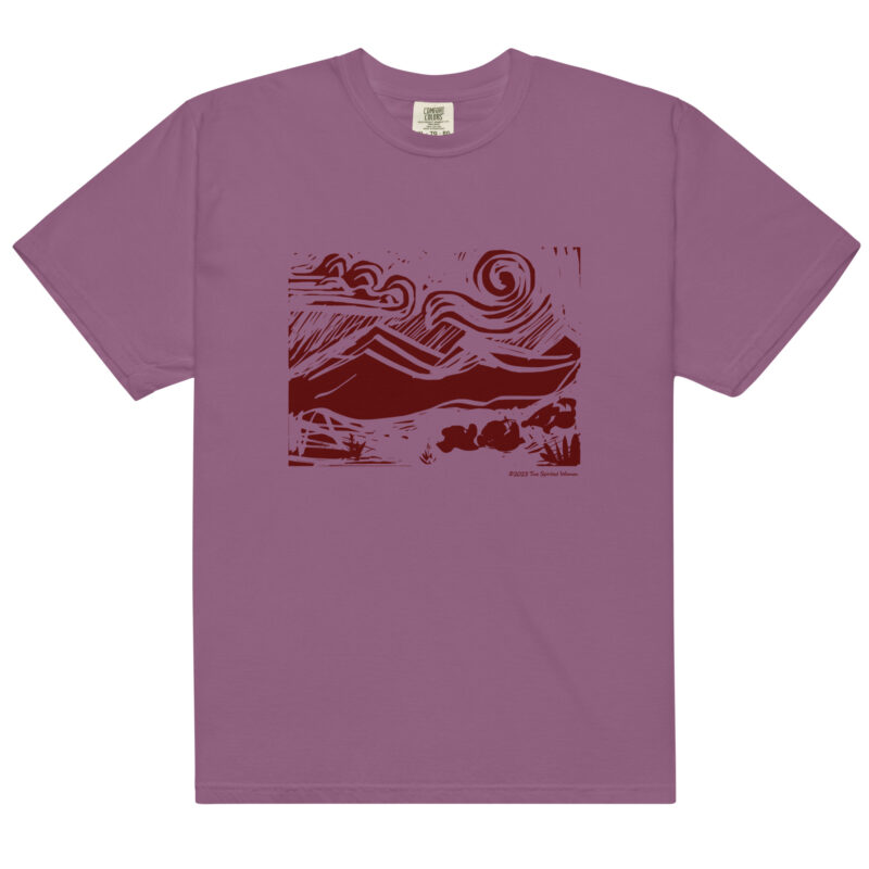 SANGRE DE CRISTO MOUNTAINS - Unisex Soft Heavyweight Tee - Image 6