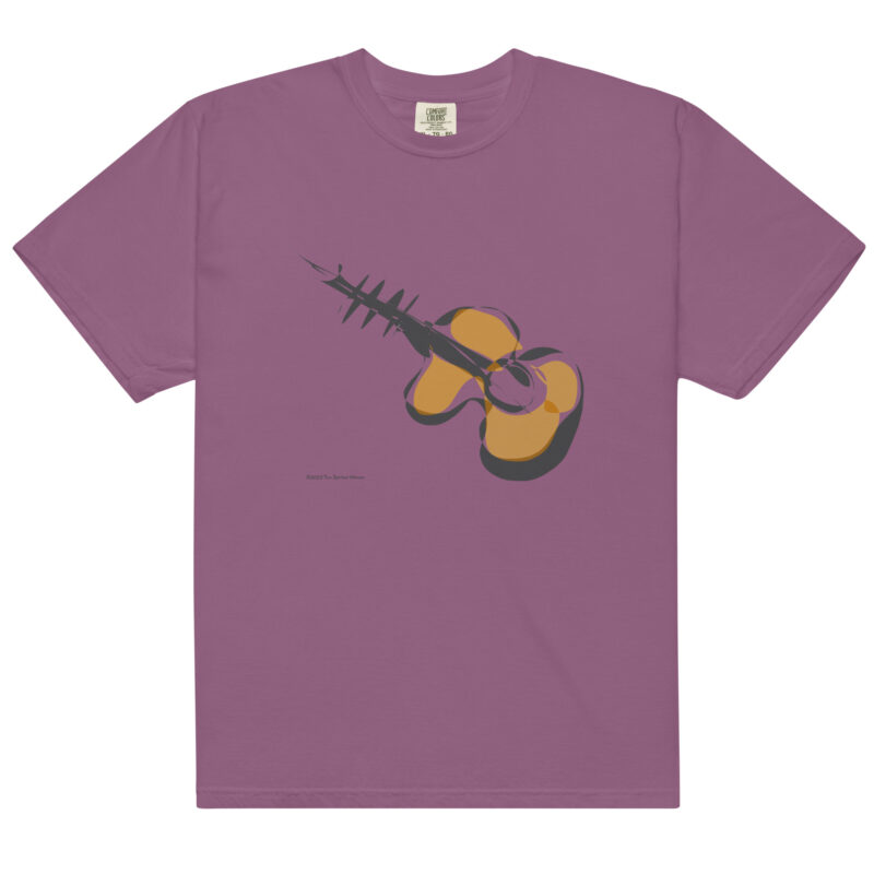 GUITAR - Unisex Soft Heavyweight Tee - Image 6